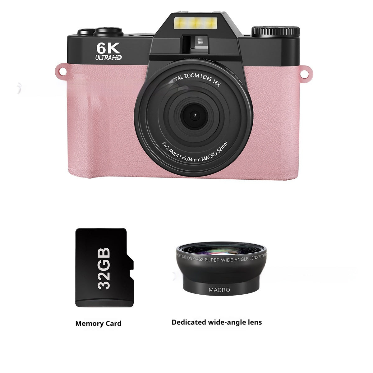 6K HD Digital Camera Mirrorless Camera Retro