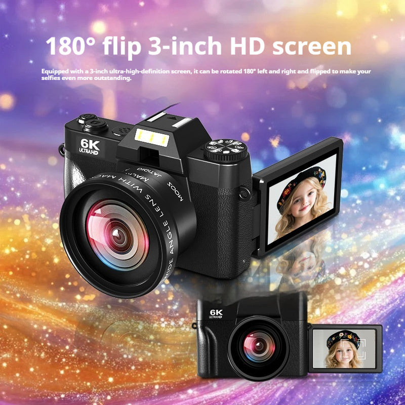 6K HD Digital Camera Mirrorless Camera Retro